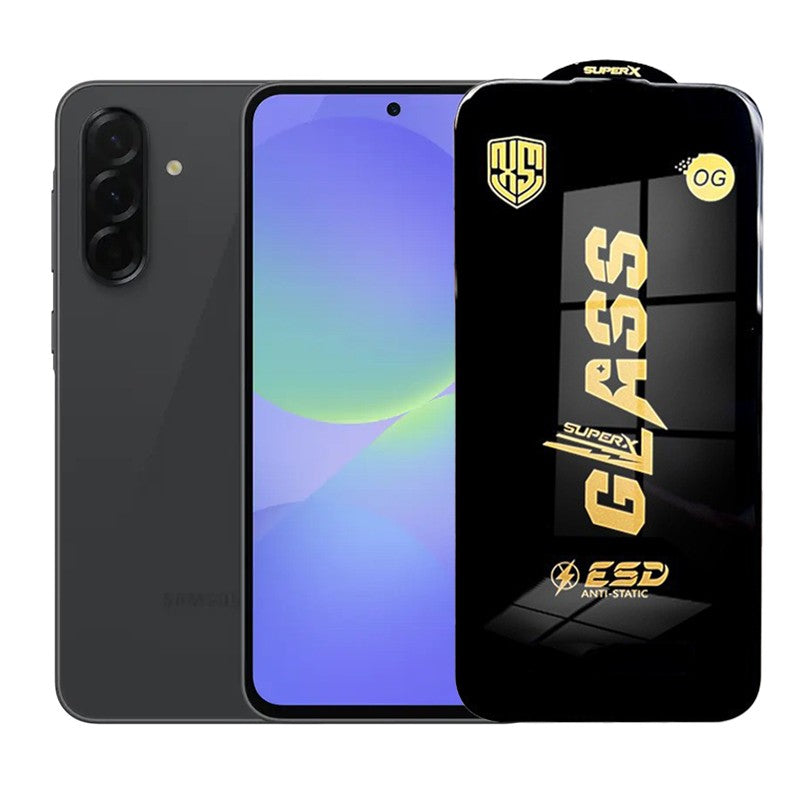 Folie de Protectie pentru Samsung Galaxy A36, Flippy, Sticla Securizata ESD, Margini Negre, Rezistenta la Zgirieturi, Antistatica, 0.35 mm, Transparenta - vivimall.ro