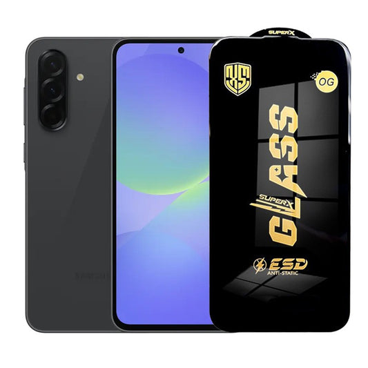 Folie de Protectie pentru Samsung Galaxy A36, Vivimall, Sticla Securizata ESD, Margini Negre, Rezistenta la Zgirieturi, Antistatica, 0.35 mm, Transparenta - vivimall.ro