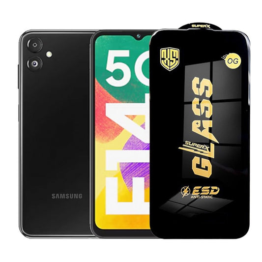 Folie de Protectie pentru Samsung Galaxy F14, Vivimall, Sticla Securizata ESD, Margini Negre, Rezistenta la Zgirieturi, Antistatica, 0.35 mm, Transparenta - vivimall.ro