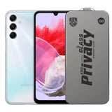 Folie de Protectie pentru Samsung Galaxy M34, Vivimall, Sticla Securizata ESD Antistatica, Super-X Privacy OG, Margini Negre, 0.30 mm, Transparent Inchis - vivimall.ro