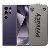 Folie sticlă securizată ESD pentru Samsung Galaxy S24 Ultra, Super-X Privacy OG, margini negre, vedere frontală