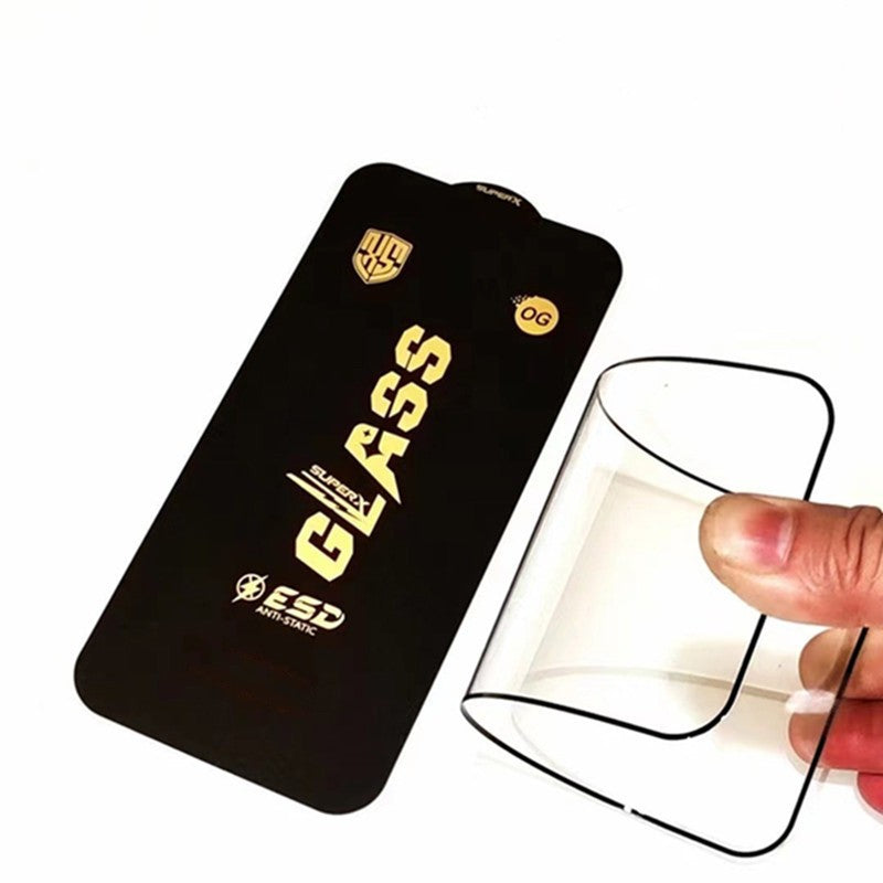 Folie de Protectie pentru Samsung Galaxy S24 Ultra, Vivimall, Sticla Securizata ESD, Margini Negre, Rezistenta la Zgirieturi, Antistatica, 0.35 mm, Transparenta - vivimall.ro