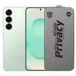 Folie de Protectie pentru Samsung Galaxy S25, Vivimall, Sticla Securizata ESD Antistatica, Super-X Privacy OG, Margini Negre, 0.30 mm, Transparent Inchis - vivimall.ro