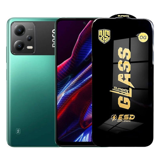 Folie de Protectie pentru Xiaomi Poco X5, Vivimall, Sticla Securizata ESD, Margini Negre, Rezistenta la Zgirieturi, Antistatica, 0.35 mm, Transparenta - vivimall.ro