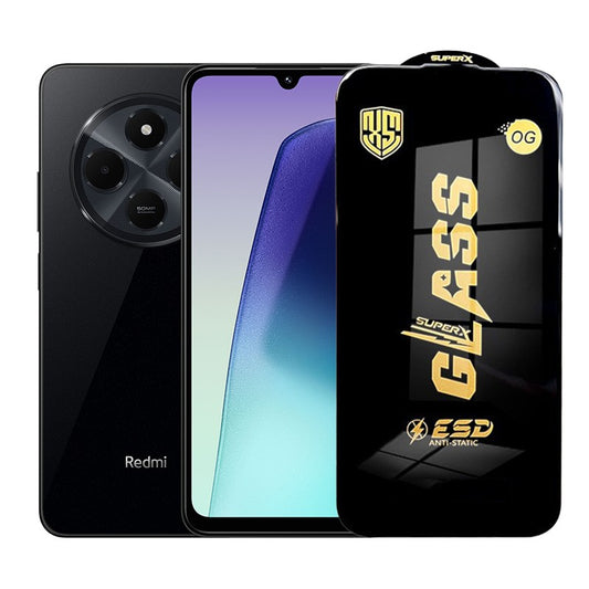 Folie de Protectie pentru Xiaomi Redmi 14C, Vivimall, Sticla Securizata ESD, Margini Negre, Rezistenta la Zgirieturi, Antistatica, 0.35 mm, Transparenta - vivimall.ro