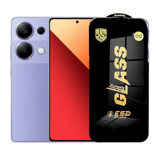 Folie de Protectie pentru Xiaomi Redmi Note 13 Pro, Vivimall, Sticla Securizata ESD, Margini Negre, Rezistenta la Zgirieturi, Antistatica, 0.35 mm, Transparenta - vivimall.ro