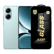Folie sticlă securizată ESD pentru Xiaomi Redmi Turbo 4, 0,35 mm, margini negre, vedere frontală