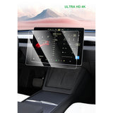 Folie de Sticla Securizata, Vivimall, Compatibila cu Tesla Model 3 / Tesla Model Y, Ecran Frontal, Anti Blue-Ray, 4K Ultra HD, Anti-amprenta, 2.5D, Transparent - vivimall.ro