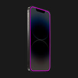 Pachet folie sticlă Vivimall Luminous iPhone 15 Pro, accesorii incluse, vedere de sus