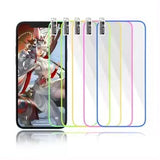 Comparatie ecran iPhone 15 Pro Max cu si fara folie Luminous Vivimall, claritate 99.99%