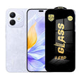 Folie protecție Honor X60i din sticlă securizată ESD, 0.35 mm, margini negre, vedere frontală