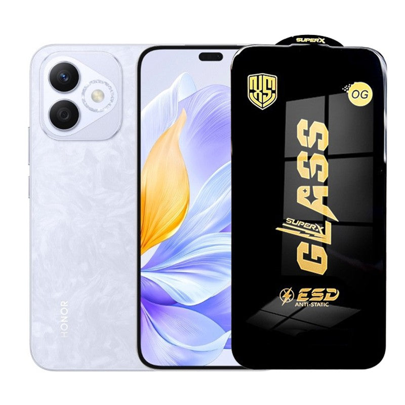 Folie de Protectie pentru Honor X60i, Flippy, Sticla Securizata ESD, Margini Negre, Rezistenta la Zgirieturi, Antistatica, 0.35 mm, Transparenta - vivimall.ro