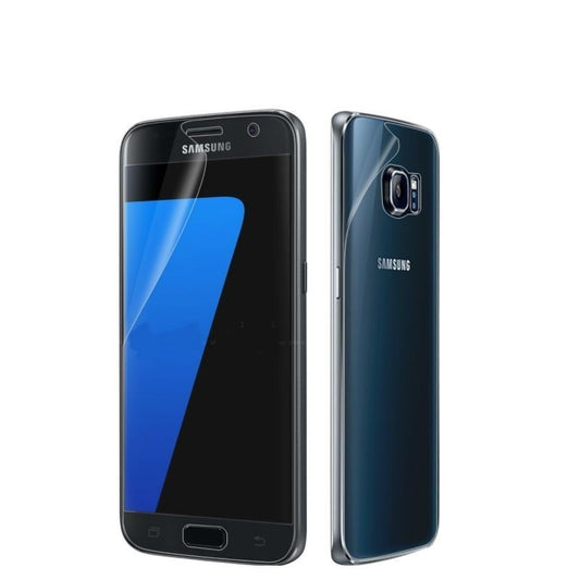 Folie Plastic Samsung Galaxy S7 Edge Fata-Spate Transparent - vivimall.ro