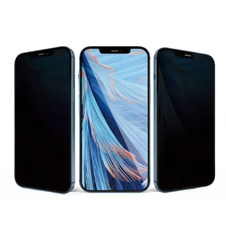 Folie protectie Flippy pentru iPhone 14 Pro Max, Sticla securizata, temperata, duritate 9H, Privacy 360, Transparenta, Protectie Completa - vivimall.ro