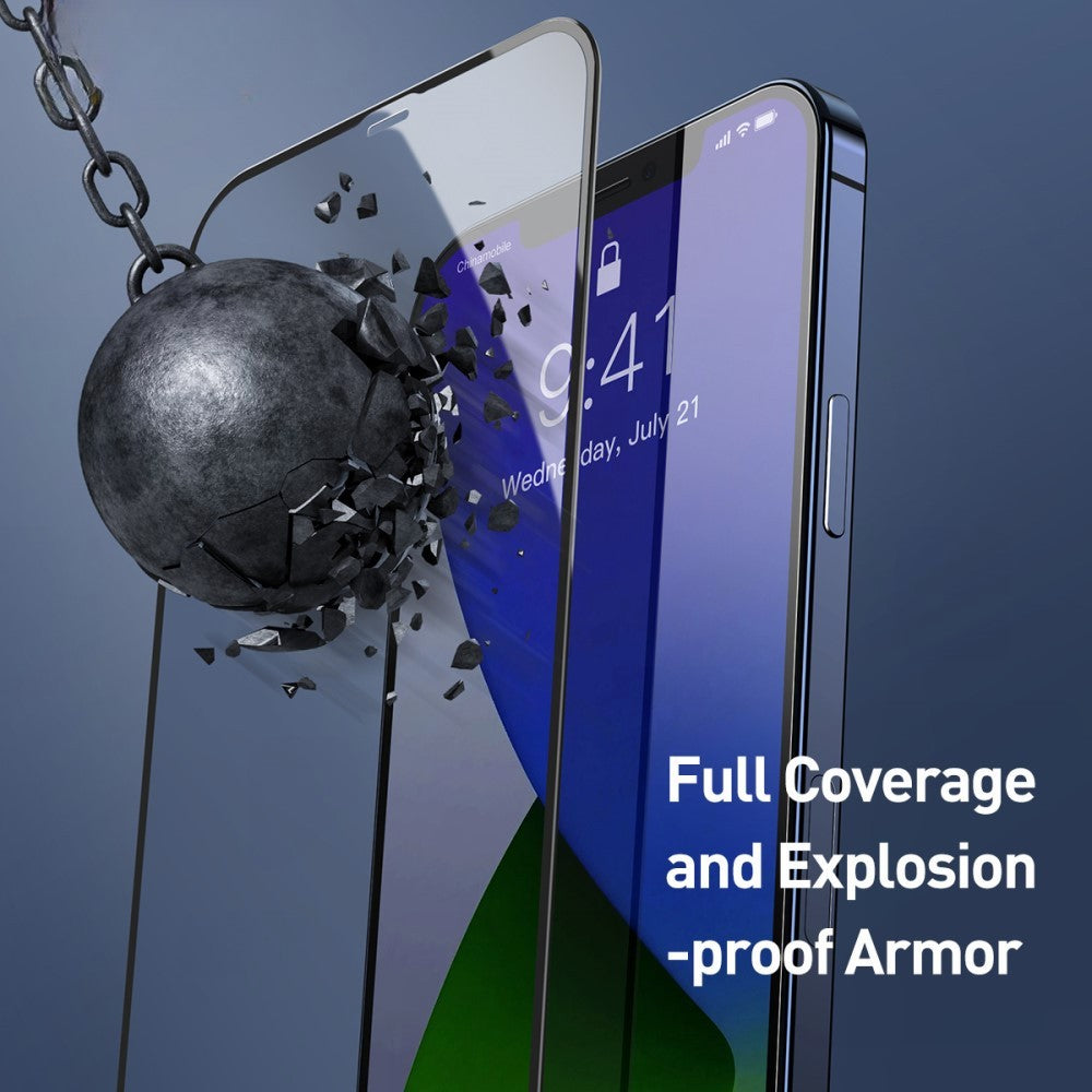 Folie protectie Flippy pentru iPhone 14, Sticla securizata, temperata, duritate 9H, Privacy 360 Anti-Blue Ray, Transparenta, Protectie Completa - vivimall.ro