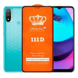 Folie Securizata pentru Motorola Moto E20, Vivimall, Sticla de Protectie Compatibila cu Motorola Moto E20, Full Cover 111D, 10H GLASS, Margini Negre, Transparenta - vivimall.ro