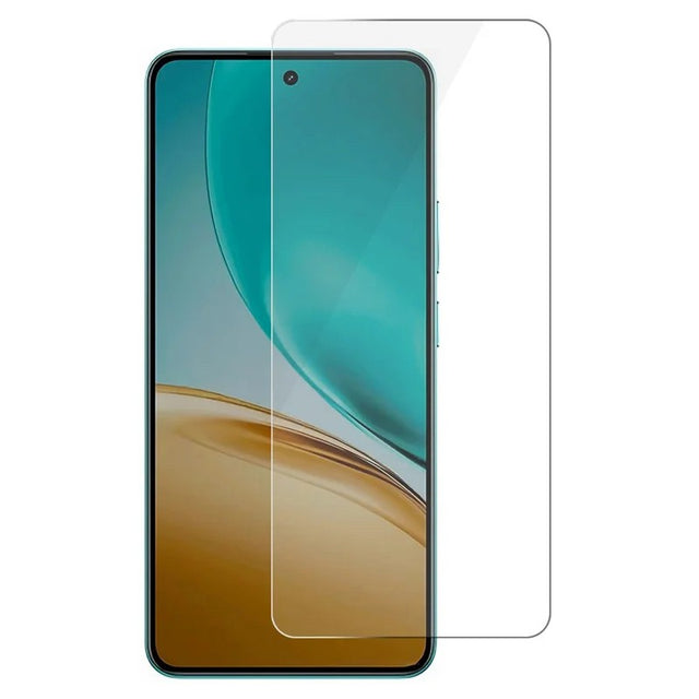 Folie sticlă securizată 3D pentru Realme 14 Plus, grosime 0.3 mm, transparentă, vedere frontală
