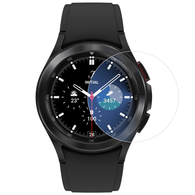 Folie sticlă securizată Samsung Galaxy Watch4 Classic 46mm, transparentă 2.5D, vedere frontală