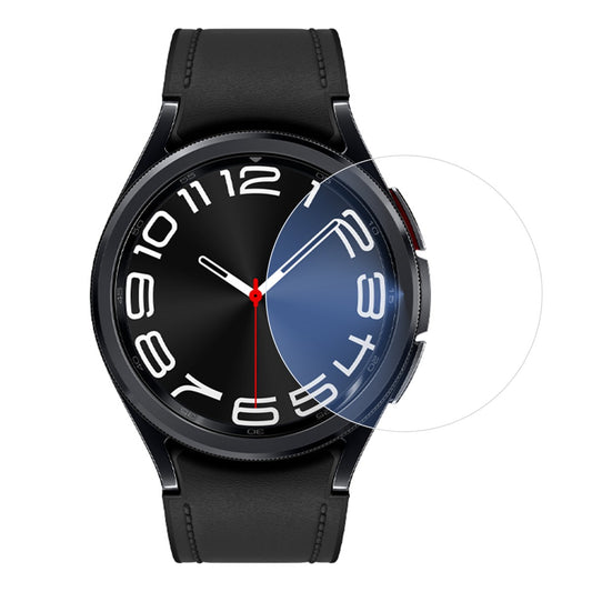 Folie Securizata pentru Samsung Galaxy Watch6 Classic 33mm, Vivimall, Sticla de Protectie Compatibila cu Samsung Galaxy Watch6 Classic 33MM, Sticla Securizata 2.5 D, Transparent - vivimall.ro
