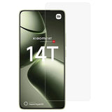 Folie sticlă securizată 3D pentru Xiaomi 14T Pro, grosime 0.3 mm, transparentă, vedere frontală