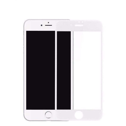 Folie Sticla Apple iPhone 6 Plus Vivimall® 4D/5D Alb - vivimall.ro