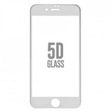 Folie Sticla Apple iPhone 7 Plus 4D/5D Alb - vivimall.ro