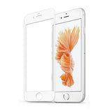 Folie Sticla Apple iPhone 8 Plus Full Face Alb - vivimall.ro