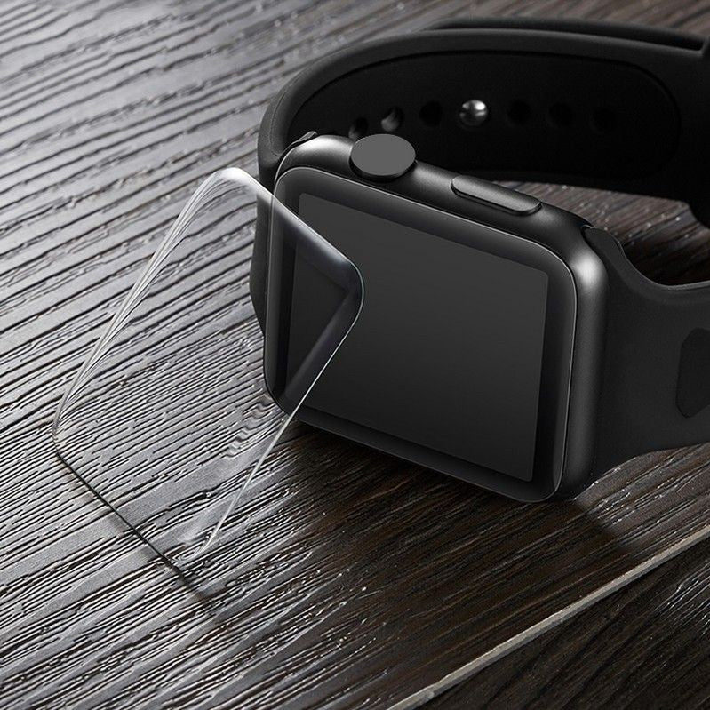 Folie Sticla Flippy pentru Apple Watch Series 2/3 42 mm UV Nano Water Transparent - vivimall.ro