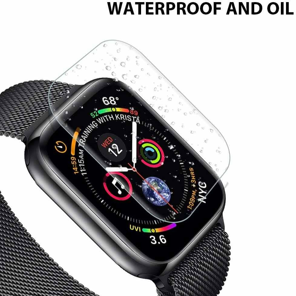 Folie Sticla Flippy pentru Apple Watch Series 2/3 42 mm UV Nano Water Transparent - vivimall.ro