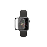 Folie Sticla Apple Watch Series 4/5 40 mm adeziv pe margine Negru - vivimall.ro