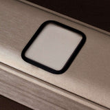 Folie Sticla Apple Watch Series 4/5 44 mm adeziv pe margine Negru - vivimall.ro