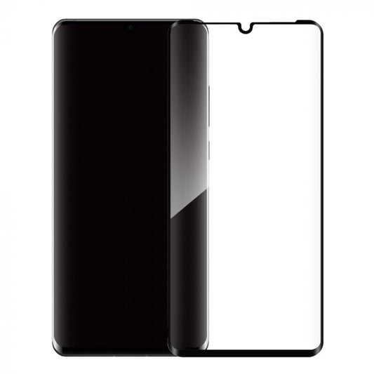 Folie Sticla Curbata, compatibila cu Huawei P30 Pro Full Face Negru, Vivimall - vivimall.ro