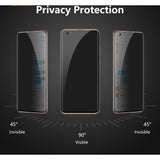 Folie Sticla curbata securizata Flippy compatibila cu Samsung S21 Ultra Full Glue Privacy Negru - vivimall.ro