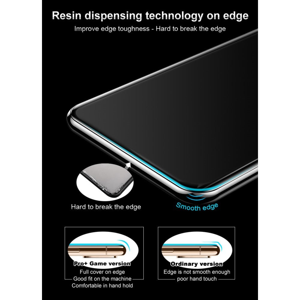 Folie Sticla Flippy® compatibila cu Apple iPhone X/XS 111D Negru - vivimall.ro