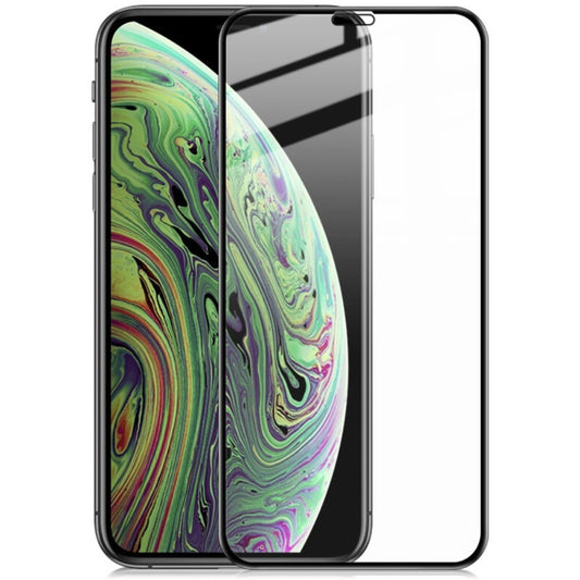 Folie Sticla Vivimall® compatibila cu Apple iPhone X/XS 111D Negru - vivimall.ro