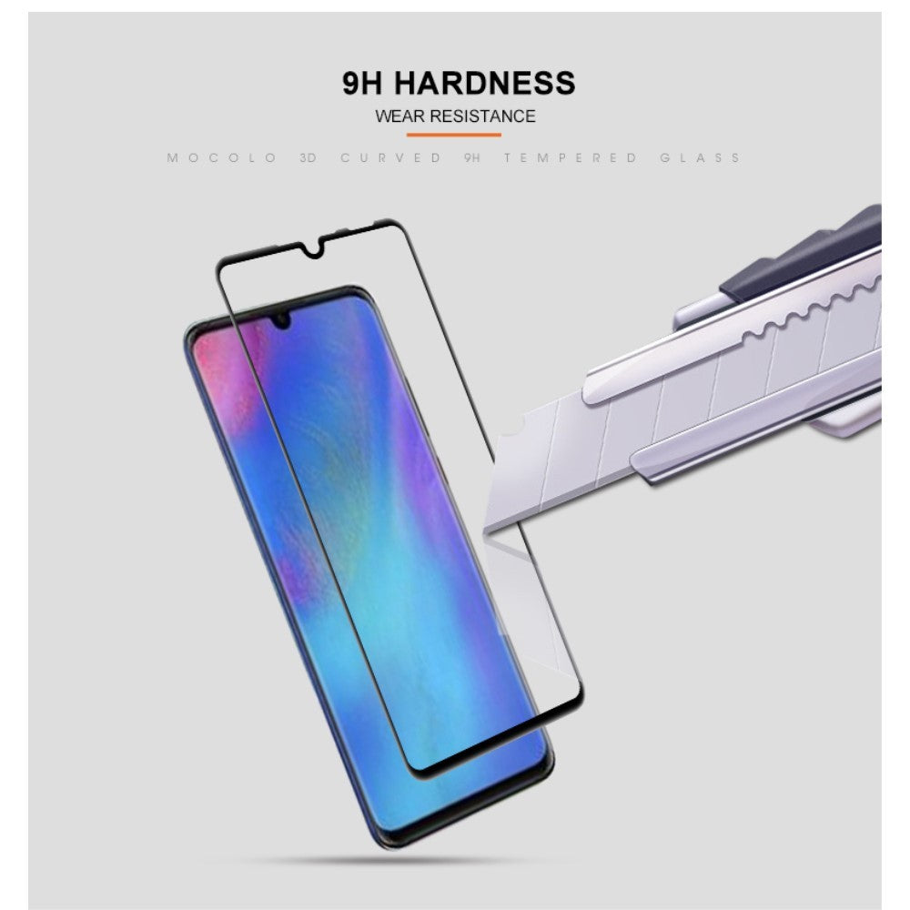 Folie Sticla Flippy® compatibila cu Huawei P30 Lite 111D Negru - vivimall.ro