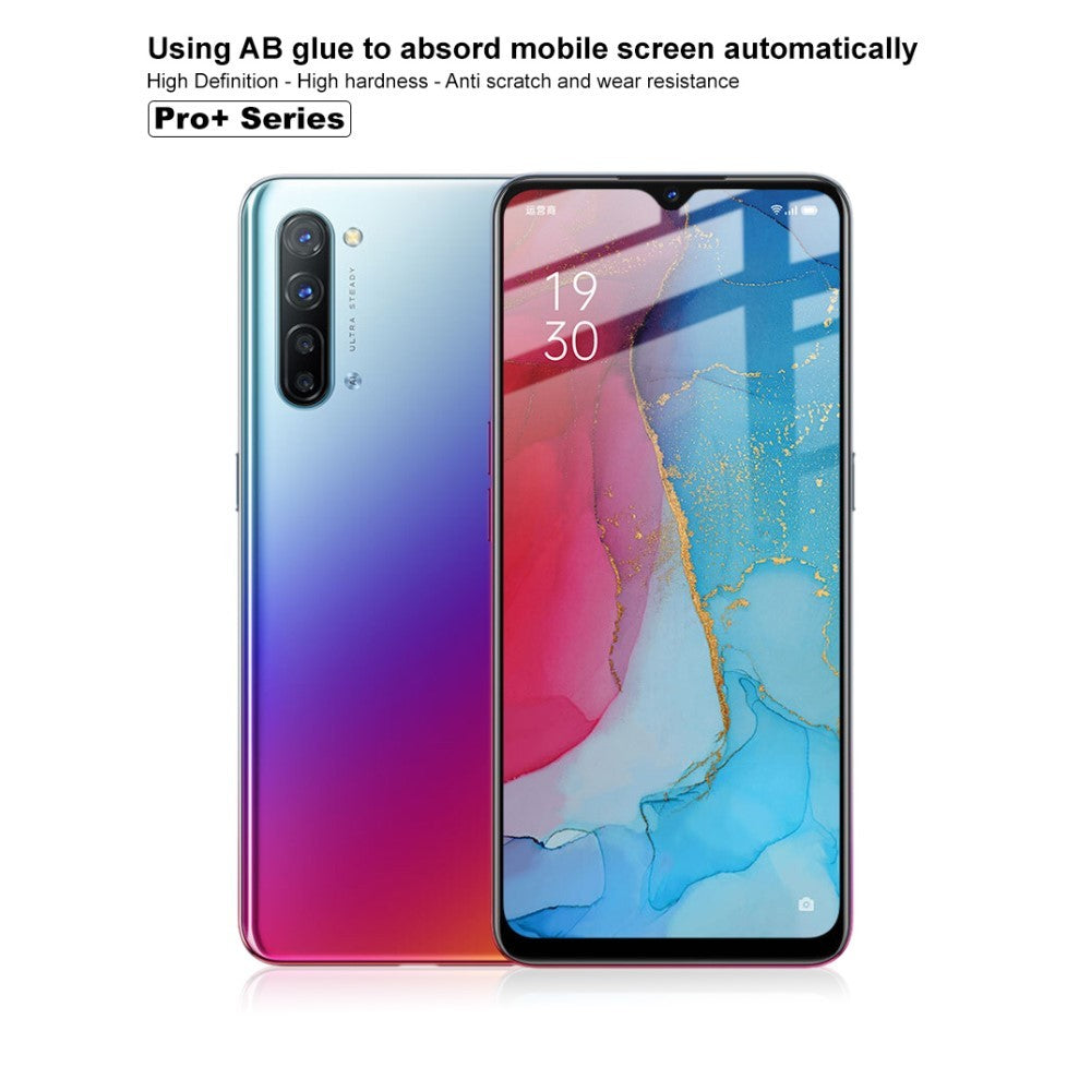 Folie Sticla Flippy® compatibila cu Oppo A91 111D Negru - vivimall.ro