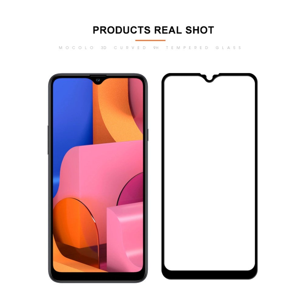 Folie Sticla Flippy® compatibila cu Samsung A20S 111D Negru - vivimall.ro