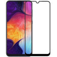 Folie sticlă 111D Samsung Galaxy A30/A50, negru, acoperire completă ecran curbat, vedere frontală