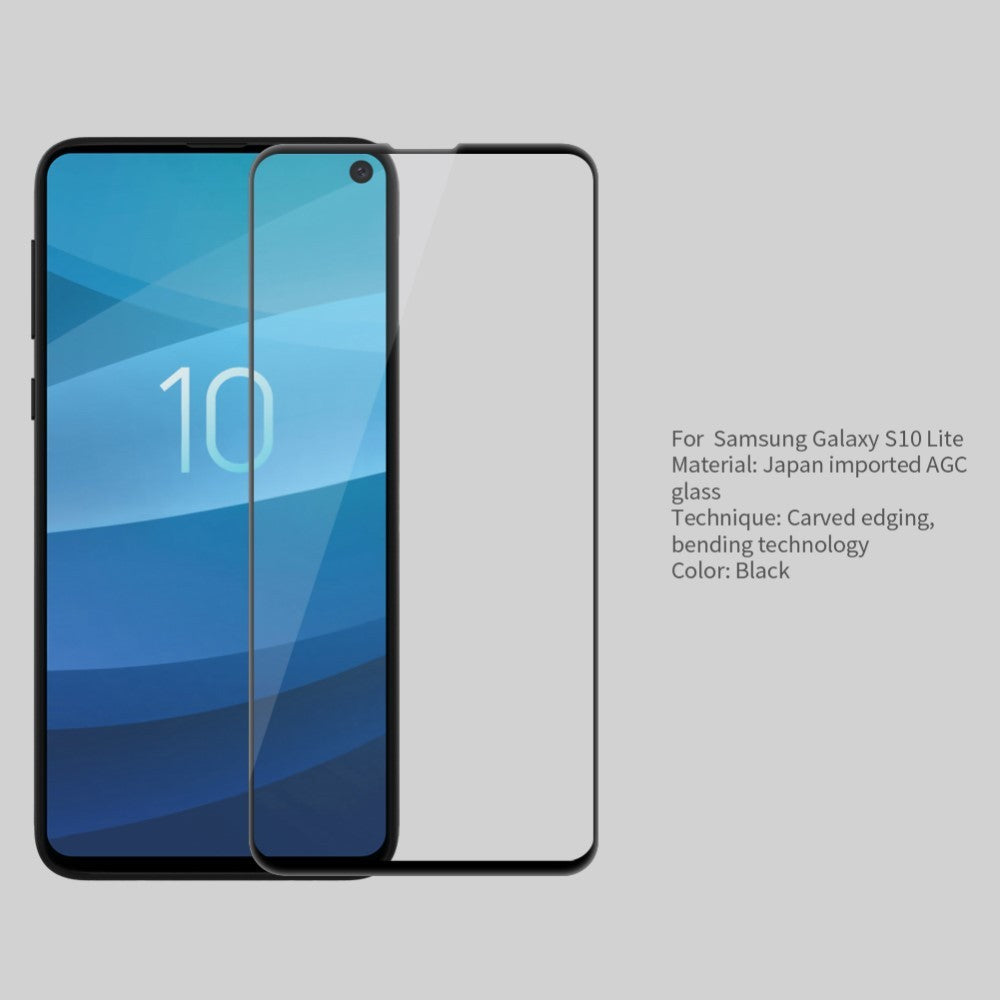 Folie Sticla Flippy® compatibila cu Samsung Galaxy S10 E, 111D, Negru - vivimall.ro