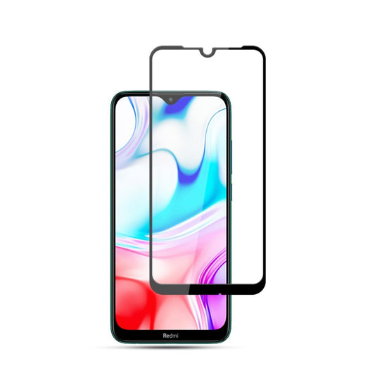 Folie Sticla Vivimall® compatibila cu Xiaomi Redmi 8 111D Negru - vivimall.ro