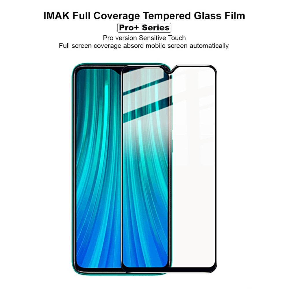 Folie Sticla Flippy® compatibila cu Xiaomi Redmi Note 8 Pro 111D Negru - vivimall.ro