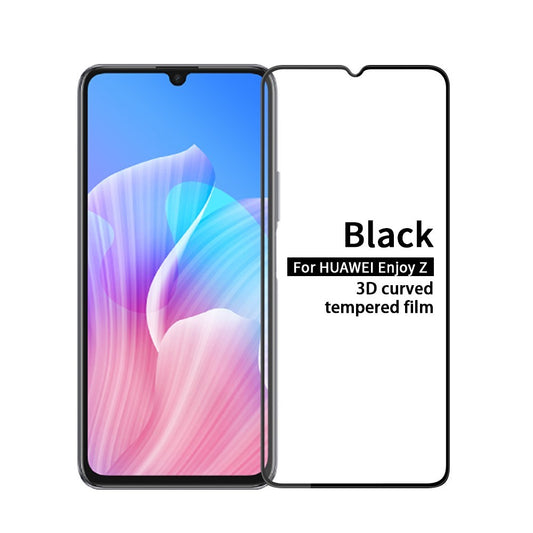 Folie Sticla Vivimall® pentru Huawei Enjoy Z 111D Negru - vivimall.ro