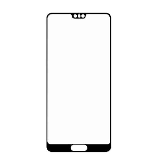 Folie Sticla Vivimall® pentru Huawei P20 111D Negru - vivimall.ro