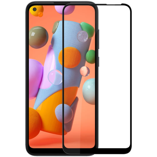 Folie Sticla Vivimall® pentru Samsung A11 111D Negru - vivimall.ro