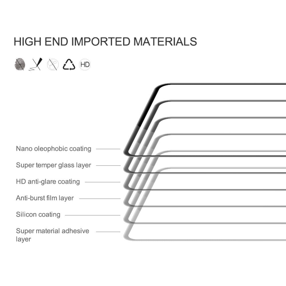 Folie Sticla Flippy® pentru Samsung A52 111D Negru - vivimall.ro