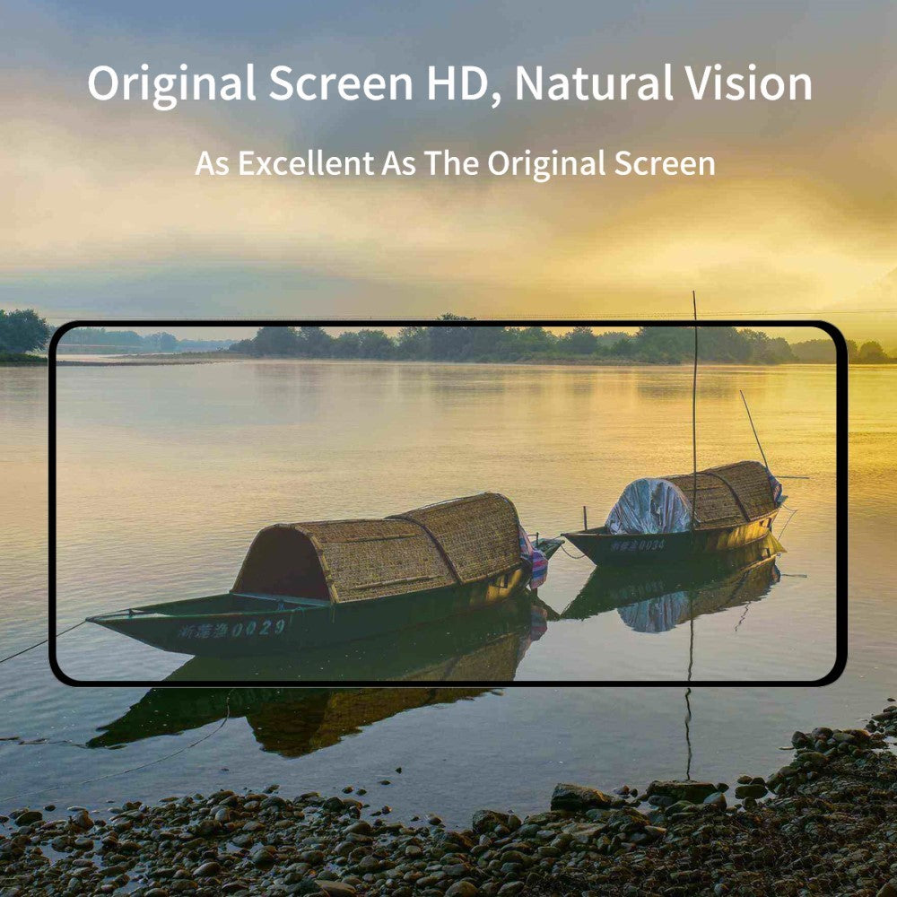 Folie Sticla Flippy® pentru Samsung A71 111D Negru - vivimall.ro