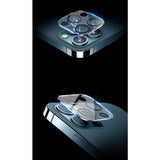 Folie Sticla pentru camera, compatibila cu Apple iPhone 14 / 14 Plus, Transparent cu margini negre - vivimall.ro