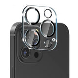 Folie Sticla pentru Camera, compatibila cu Apple iPhone 14 Pro / 14 Pro Max, Transparent cu margini negre - vivimall.ro