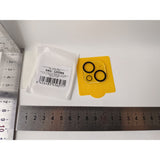 Folie Sticla pentru Camera, compatibila cu Apple iPhone 15 / 15 Plus, Full Glue, Negru - vivimall.ro